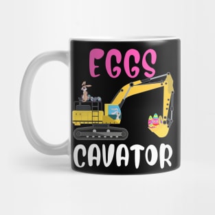 Kids Eggs Cavator Easter Bunny Excavator Cute Boys Kids Toddler Eater's Day Gift Mug